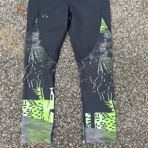 Under Armor sz XS/S Black Legging Capri Tights 23” Inseam